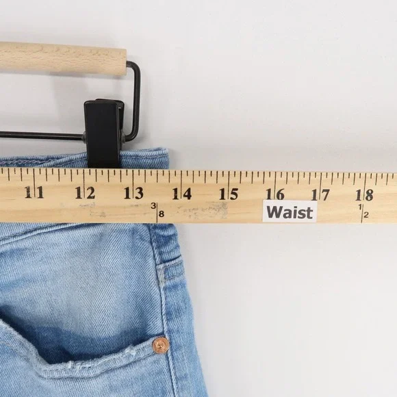 AG Adriano Goldschmied Light Blue Flare Jeans - Picture 7 of 13